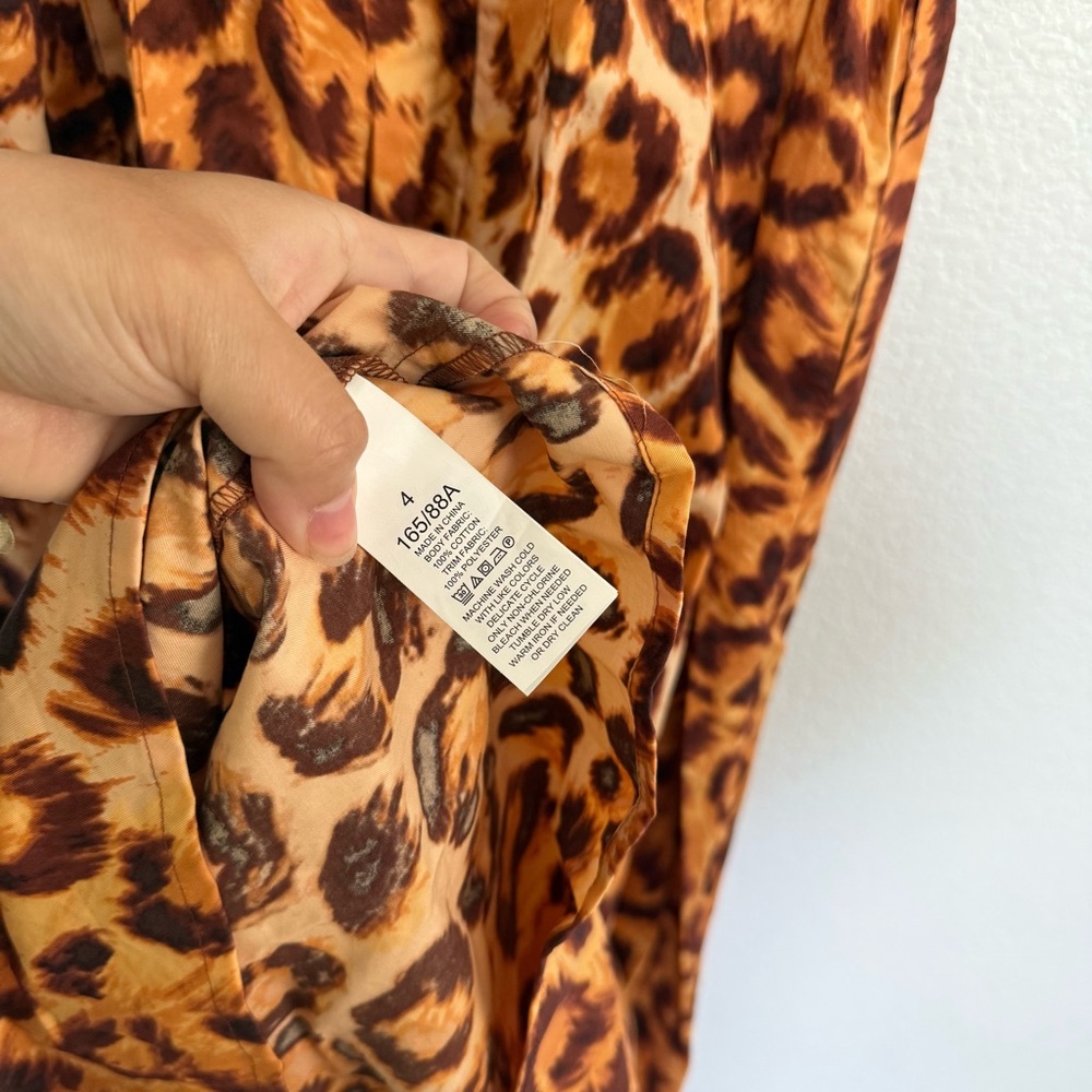 Kate Spade Panthera Cheetah Print Dress 4 - Picture 8 of 8